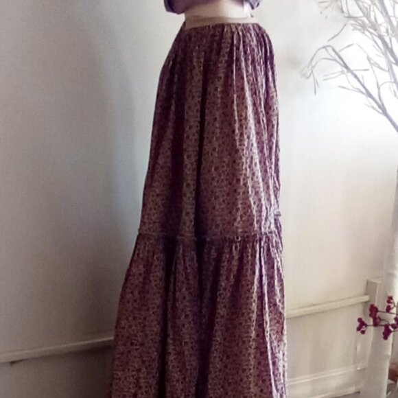 Moda International Y2K Floral Tiered Maxi Halter Dress Sz XS-S Elevenses Magazin - Picture 11 of 15